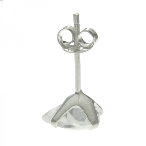 Pendientes corazón circonita San Valentín