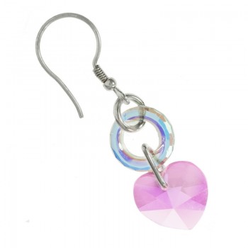 Pendientes corazón cristal swarovski | Outlet joyas 2