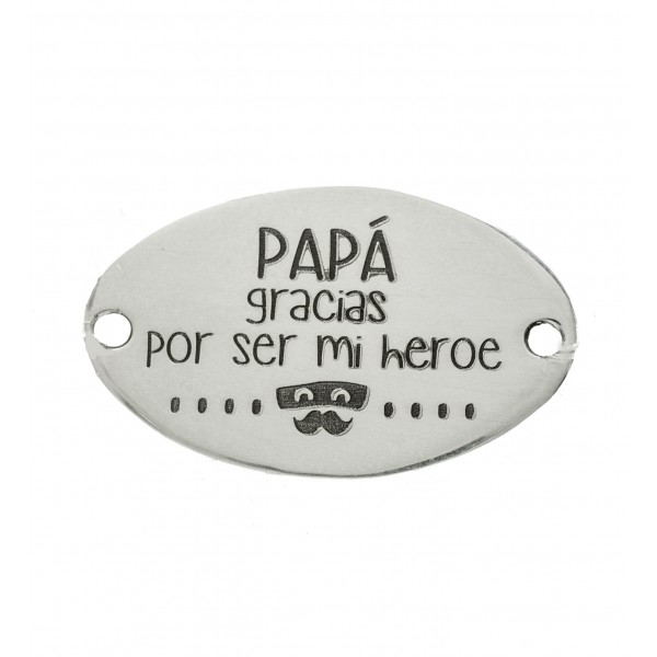 Chapa papá Plata de Ley 925