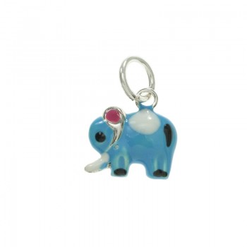 Colgante mini infantil elefante Plata de Ley | Outlet joyas