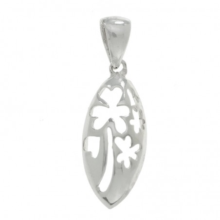 Colgante flores caladas Plata de Ley | Outlet joyas