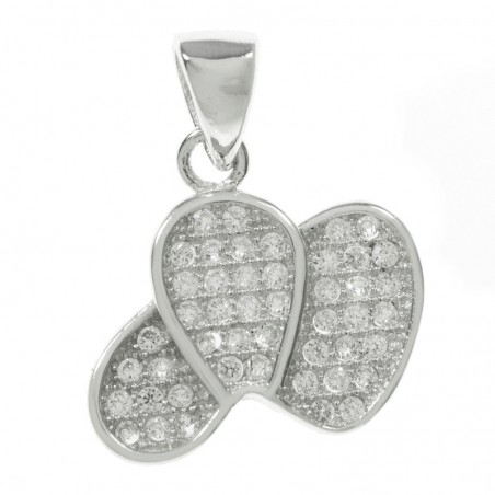 Conjunto micro circonitas blancas Plata de Ley | Outlet joyas