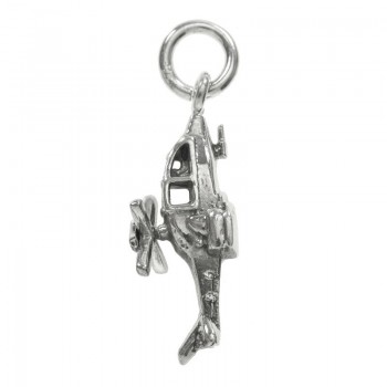 Colgante helicóptero Plata de Ley | Outlet joyas