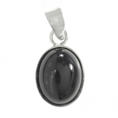 Colgante mini ónix Plata de Ley | Outlet joyas