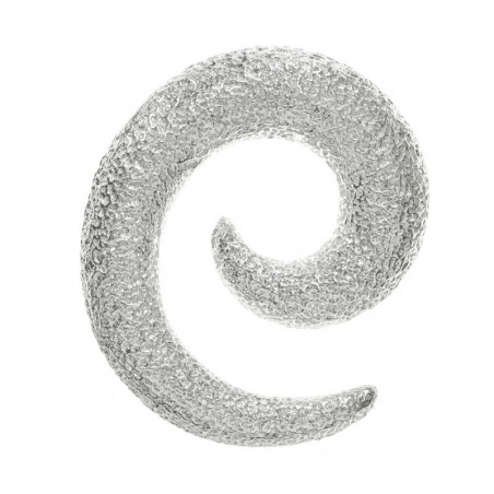 Colgante gran espiral textura Plata de Ley| Outlet joyas