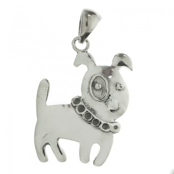 Colgante perro Plata de Ley | Outlet joyas