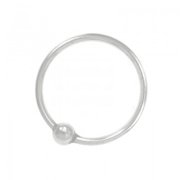 Piercing aro bola 2 mm Plata  de Ley 925