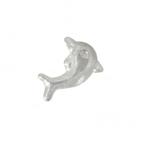 10 Piercing nariz delfín Plata de Ley 925