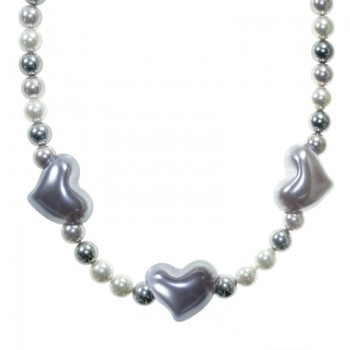 Collar perlas Shell Plata de Ley