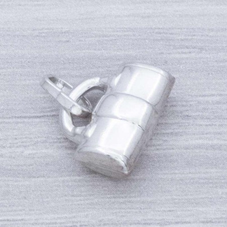 Colgante bolso Plata de Ley