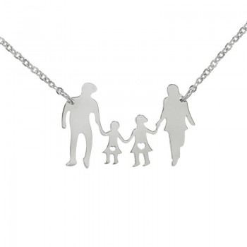 Collar Familia acero inoxidable - Karissma