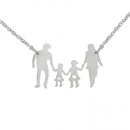 Collar Familia acero inoxidable - Karissma