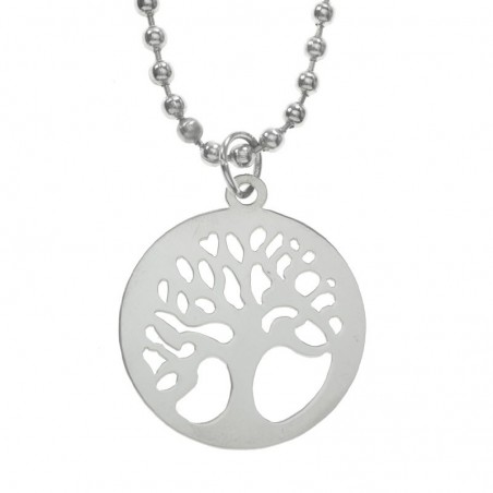Collar árbol ramas acero inoxidable - Karissma