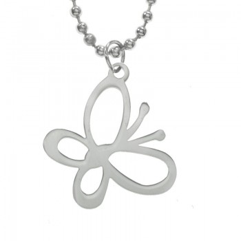 Collar butterfly acero inoxidable - Karissma