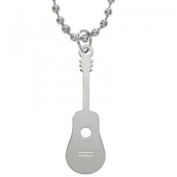 Collar guitarra acero inoxidable - Karissma
