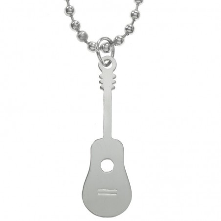 Collar guitarra acero inoxidable - Karissma