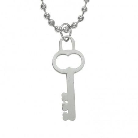 Collar llave acero inoxidable - Karissma