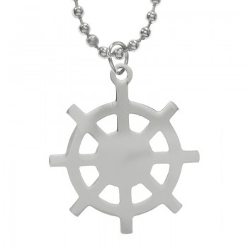 Collar timón acero inoxidable - Karissma