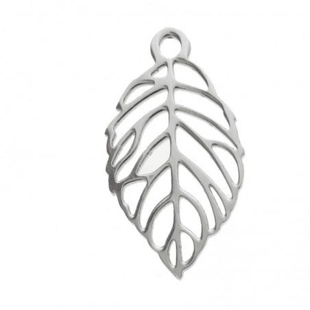 Colgante hoja acero inoxidable - Karissma