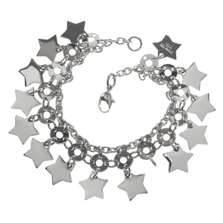 Pulsera estrellas acero inoxidable - Karissma