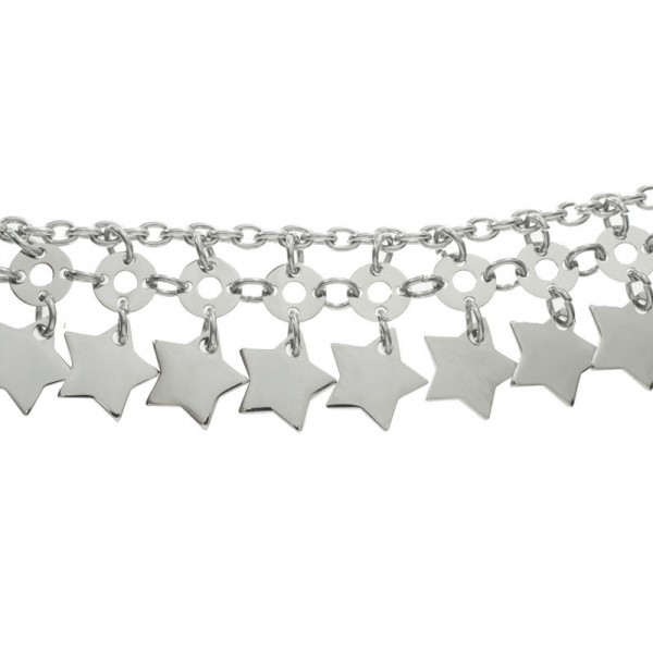 Pulsera estrellas acero inoxidable - Karissma