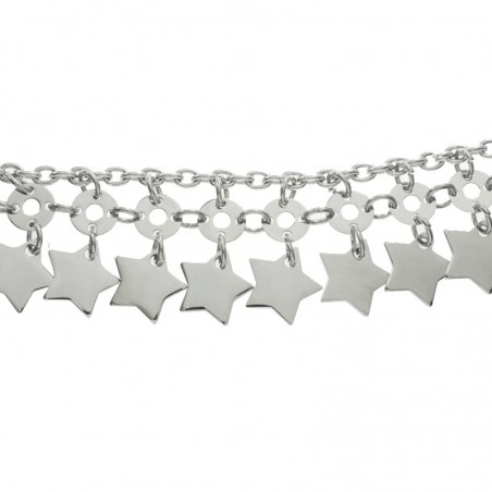 Pulsera estrellas acero inoxidable - Karissma