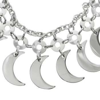 Pulsera lunas acero inoxidable - Karissma 2