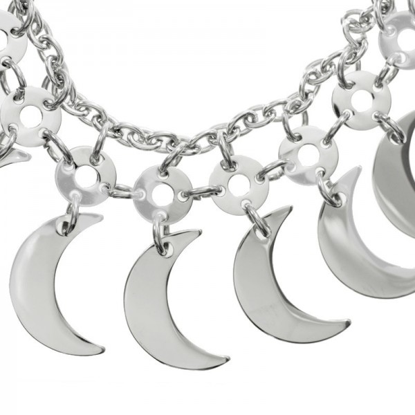 Pulsera lunas acero inoxidable - Karissma