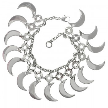 Pulsera lunas acero inoxidable - Karissma