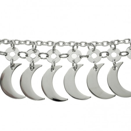 Pulsera lunas acero inoxidable - Karissma