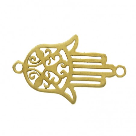 Entrepieza mano de Fátima dorada - Karissma