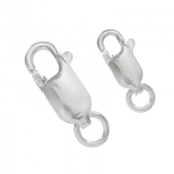 Cierre mosquetón Plata de Ley 925