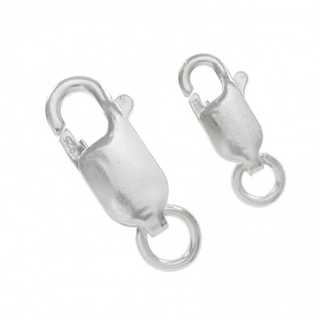 Cierre mosquetón Plata de Ley 925