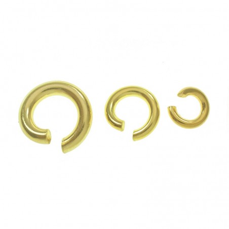 Anilla abierta bañada en Oro Plata de Ley 925