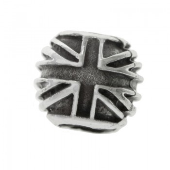 Abalorio bandera inglesa Plata de Ley