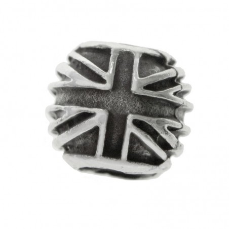 Abalorio bandera inglesa Plata de Ley