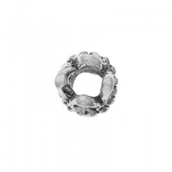 Abalorio mini ondulado Plata de Ley | Karissma 2