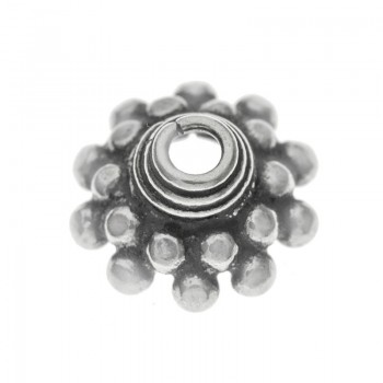 Abalorio terminal bolas Plata de Ley | Karissma