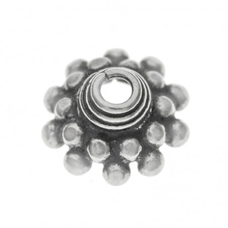 Abalorio terminal bolas Plata de Ley | Karissma