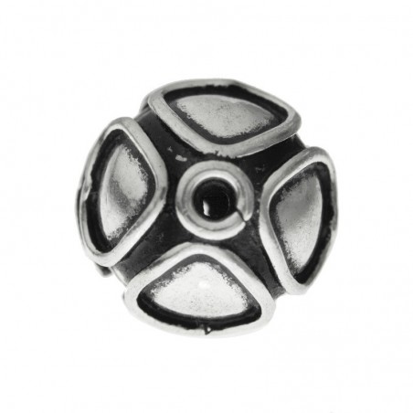 Abalorio bola corazones Plata de Ley | Karissma