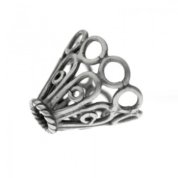 Abalorio cono calado Plata de Ley | Karissma 2