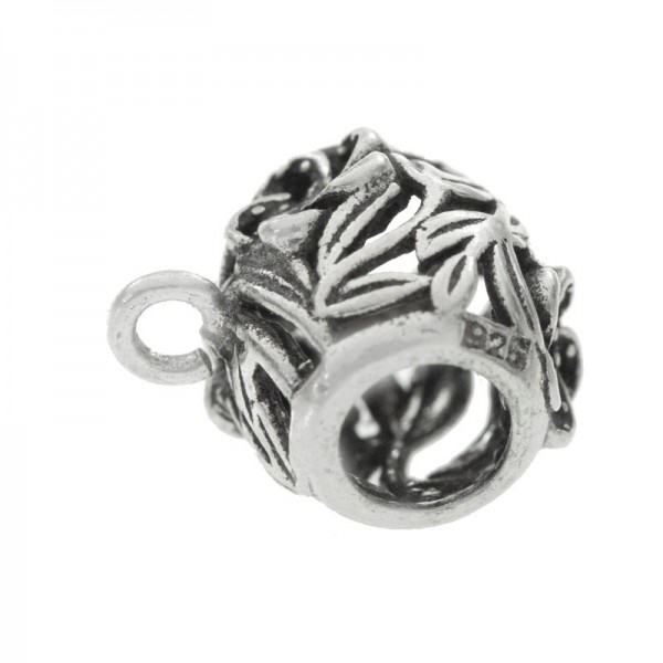 Abalorio étnico adaptador para colgantes Plata de Ley | Karissma