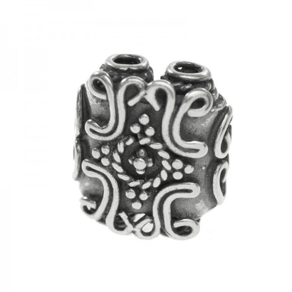 Abalorio étnico doble Plata de Ley | Karissma