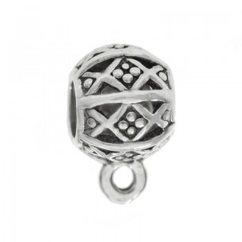 Abalorio adaptador con arandela Plata de Ley | Karissma