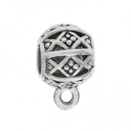 Abalorio adaptador con arandela Plata de Ley | Karissma