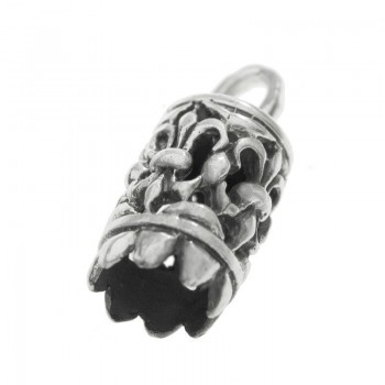 Abalorio tubo terminal Plata de Ley | Karissma 2