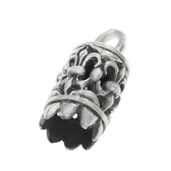 Abalorio tubo terminal Plata de Ley | Karissma