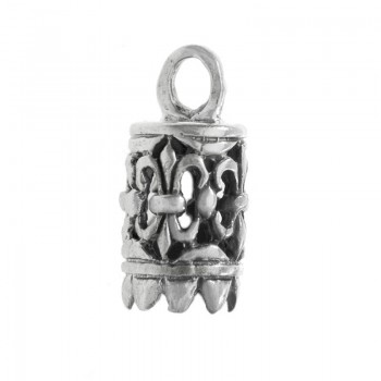 Abalorio tubo terminal Plata de Ley | Karissma