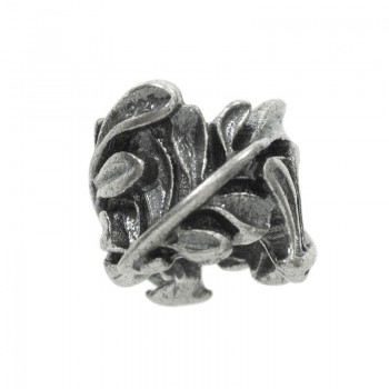 Abalorio oxidado hojas Plata de Ley | Karissma