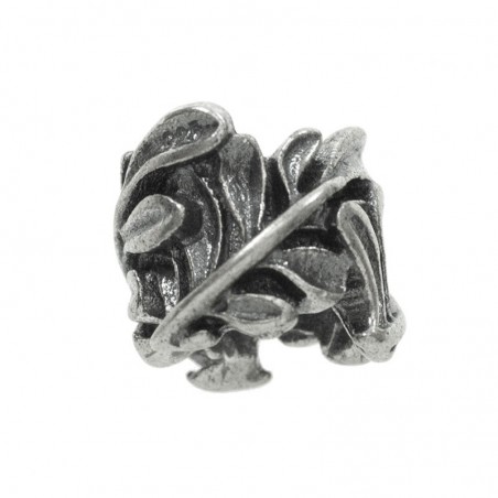 Abalorio oxidado hojas Plata de Ley | Karissma